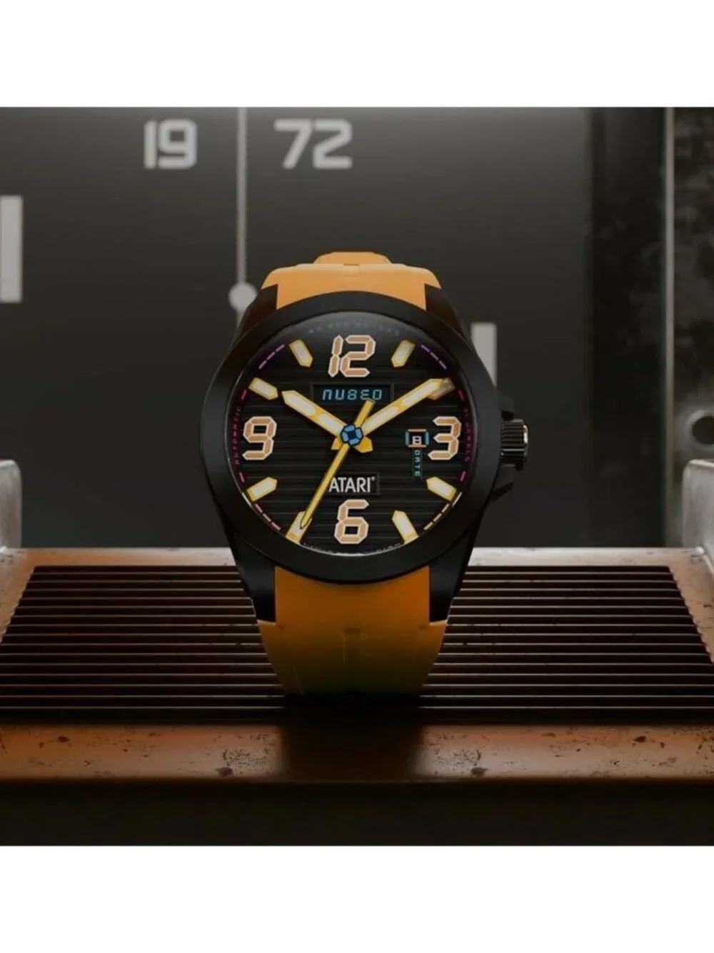 NWT Nubeo Torrent Black Dial Men's Watch